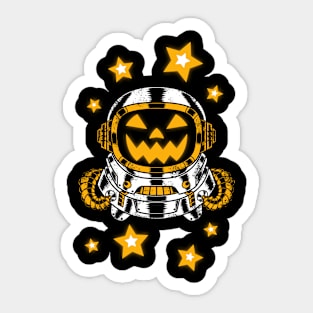 Space Halloween Sticker